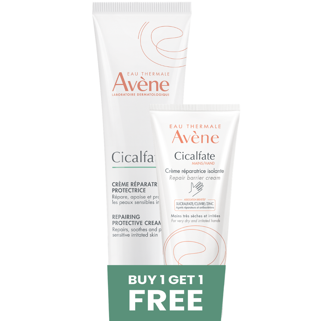 Cicalfate Instant Repairing Protective Cream For Damaged Skin + Cicalfate Repair Barrier Cream