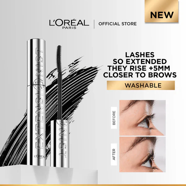 Telescopic Extensionist Mascara for 24H Long-Lasting Curl, Volume, and Exceptional Lengthening Eyelashes with Eyelash-Extension Effect