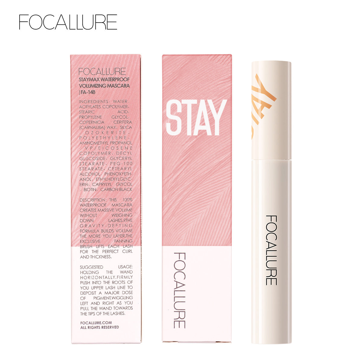 Stay max waterproof Volumizing mascara FA – 148