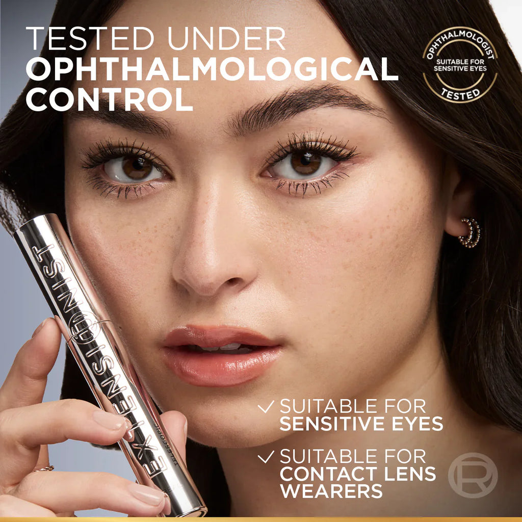 Telescopic Extensionist Mascara for 24H Long-Lasting Curl, Volume, and Exceptional Lengthening Eyelashes with Eyelash-Extension Effect