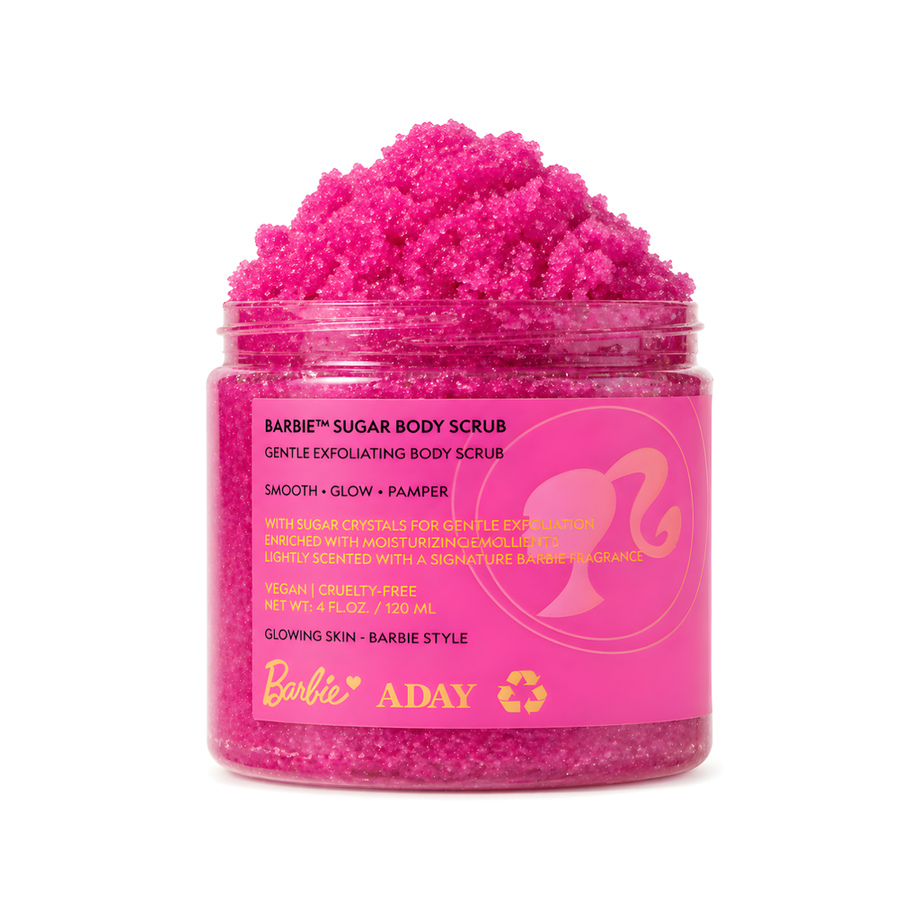ADAY x Barbie™ Sugar Body Scrub – Gentle Exfoliating Body Scrub with Shea Butter